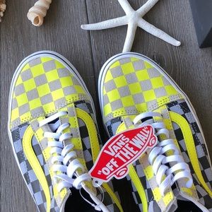 🌴🌼VANS- SUEDE CHECKERED OLD SCHOOL🌼🌴